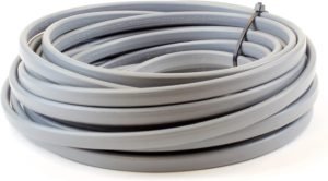Twin & Earth Flat Cable 4 mm Grey