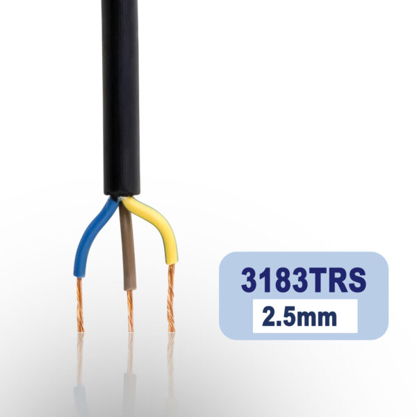 Rubber Flexible Cable - 3183TRS - Black