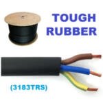 Rubber Flexible Black Cable