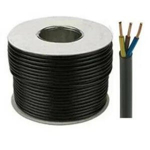 Black Rubber Flexible Cable