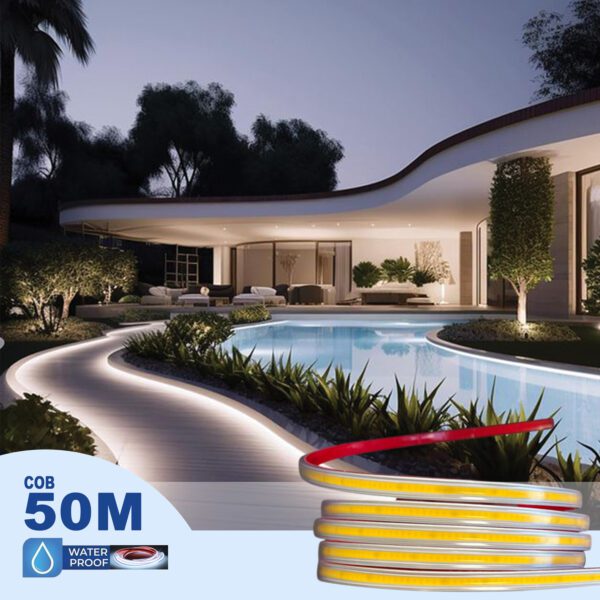 Cob strip 360d white