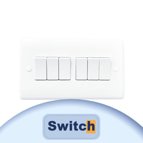 10a 6gang 2 way switch - curve
