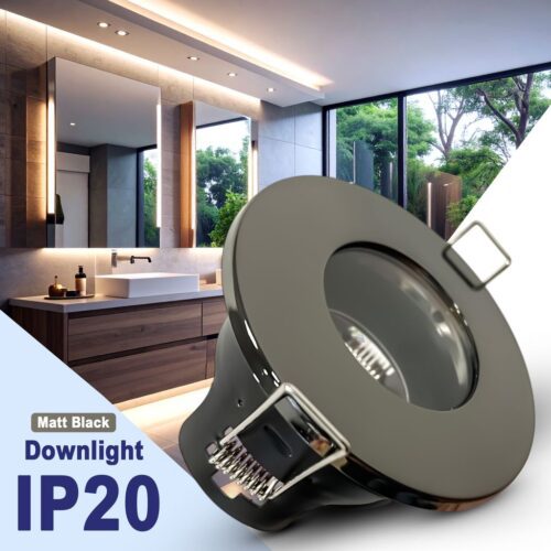 GU10 Holder downlight IP20- 35W- Available in Various Colors