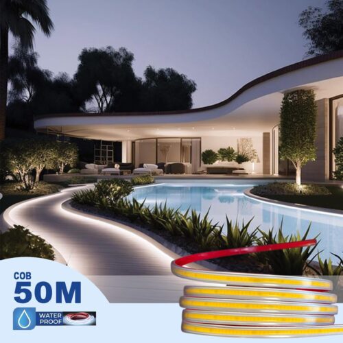 Cob strip 360d white