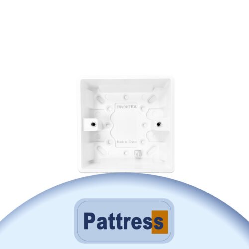 25mm 1 gang pattress box