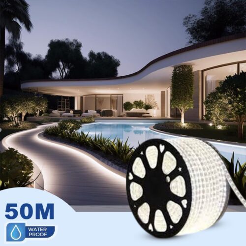 White LED Strip Lights with Pin & Plug, 1M to 50M