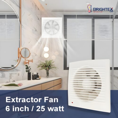 6-Inch Silent Bathroom Extractor Fan